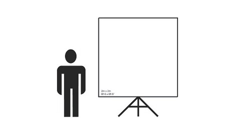 Projector Screen Hire 2m